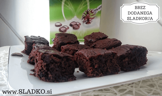 Čičerikini browniji brez moke