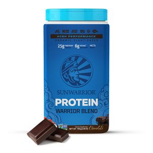 Sunwarrior Warrior Blend rastlinski proteini - Čokolada