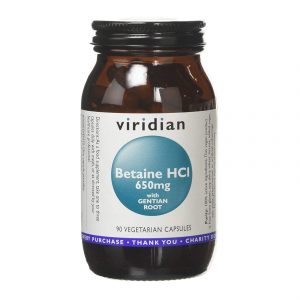 Betain HCl s korenino encijana Viridian