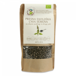Presna ekološka chia semena, 230 g