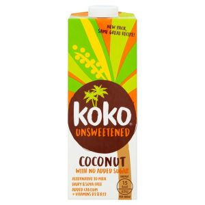 Kokosov napitek Koko Dairy Free Nesladkan, 1l