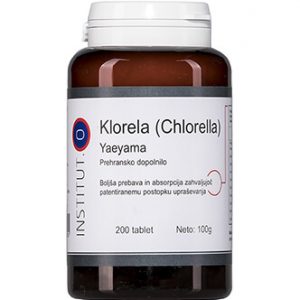 Klorela alga Yaeyama v tabletah - 200 tablet