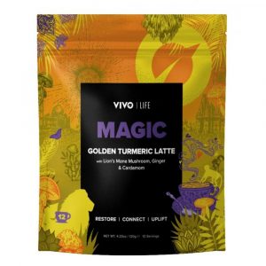 Zlato mleko - Veganski latte napitek s kurkumo Vivo Life Magic, 120 g